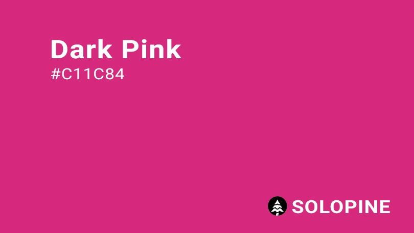 Dark Pink color Dark Pink color