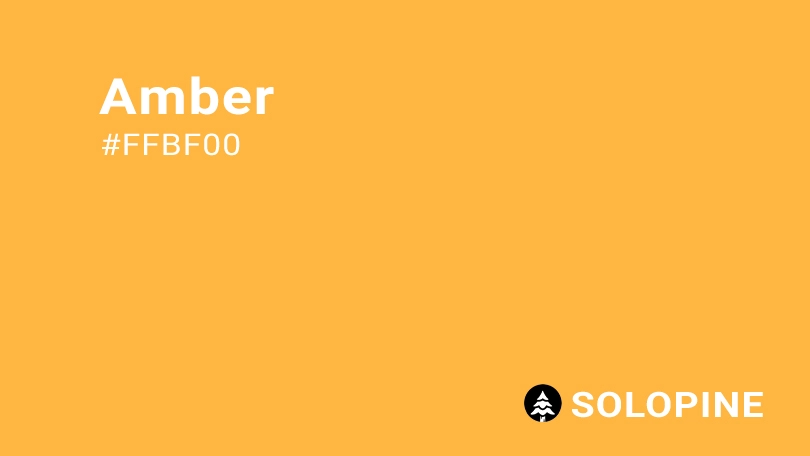 Amber color Amber color