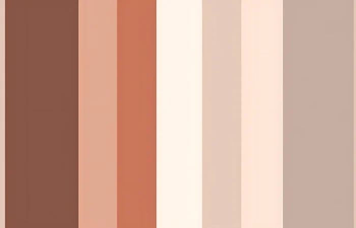 Shafes of brown color